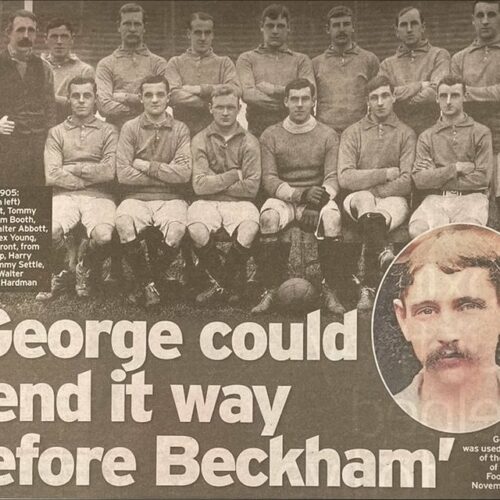 ‘George could bend it way before Beckham’
